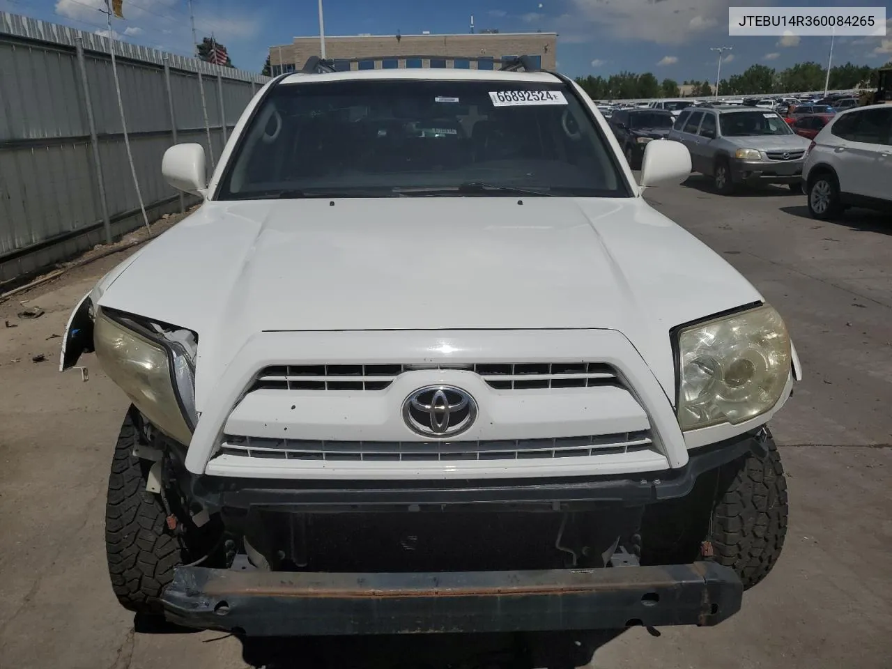 2006 Toyota 4Runner Sr5 VIN: JTEBU14R360084265 Lot: 66892524