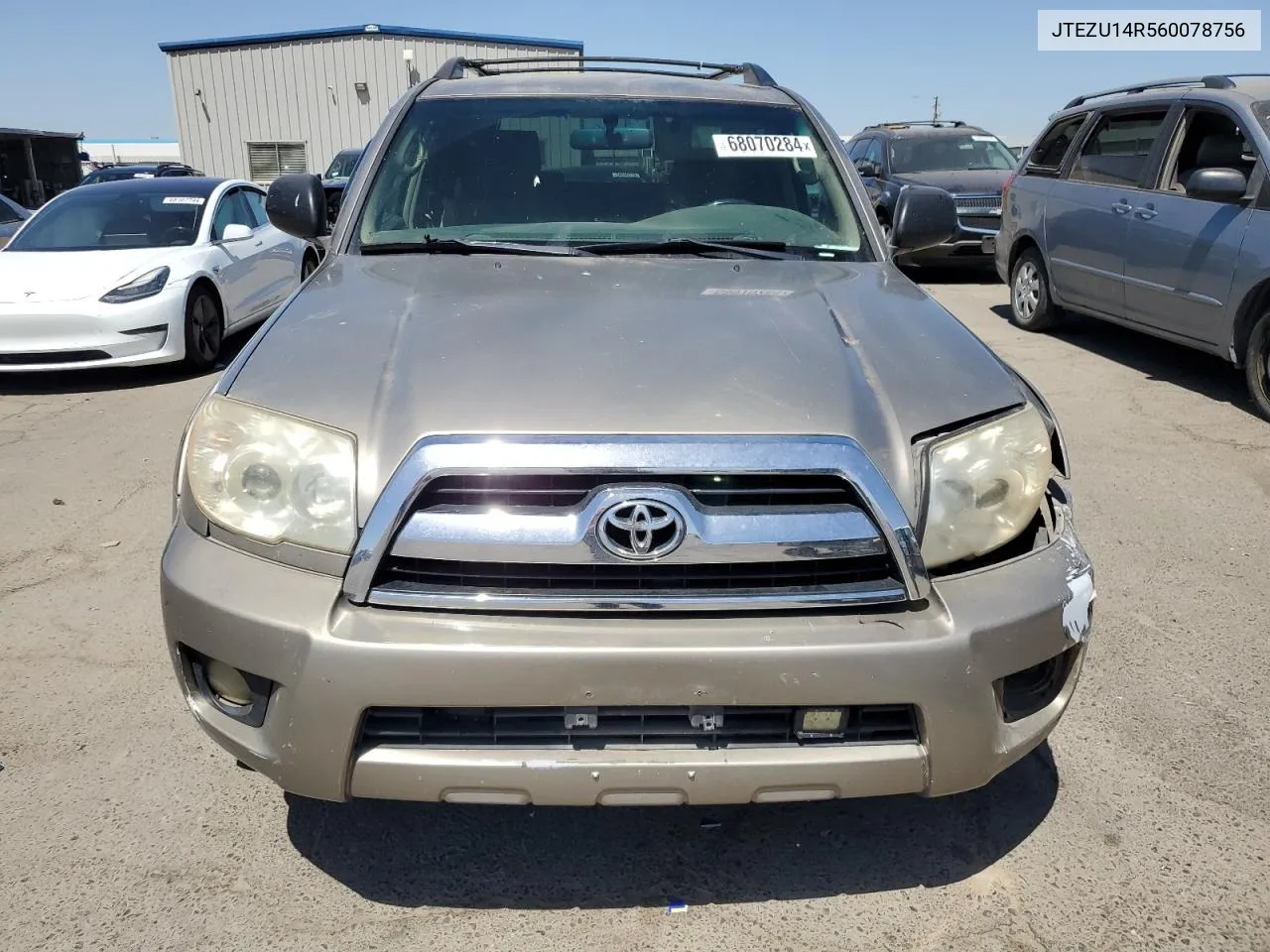 2006 Toyota 4Runner Sr5 VIN: JTEZU14R560078756 Lot: 68070284