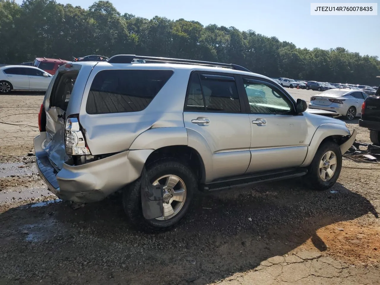 2006 Toyota 4Runner Sr5 VIN: JTEZU14R760078435 Lot: 68817544