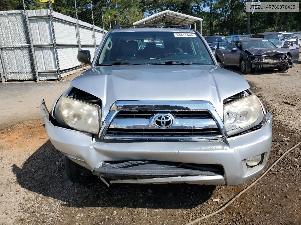 2006 Toyota 4Runner Sr5 VIN: JTEZU14R760078435 Lot: 68817544