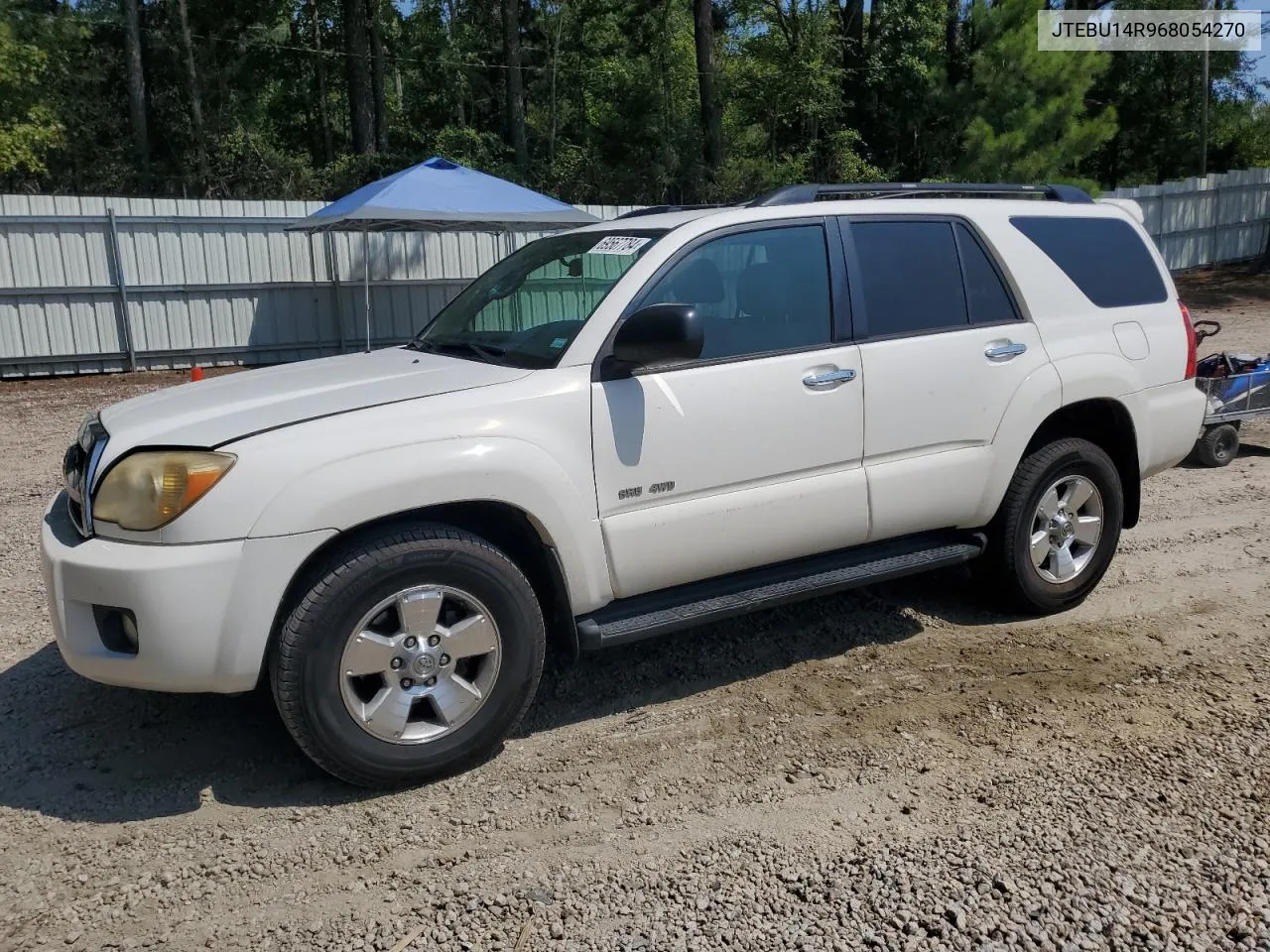 2006 Toyota 4Runner Sr5 VIN: JTEBU14R968054270 Lot: 69567784