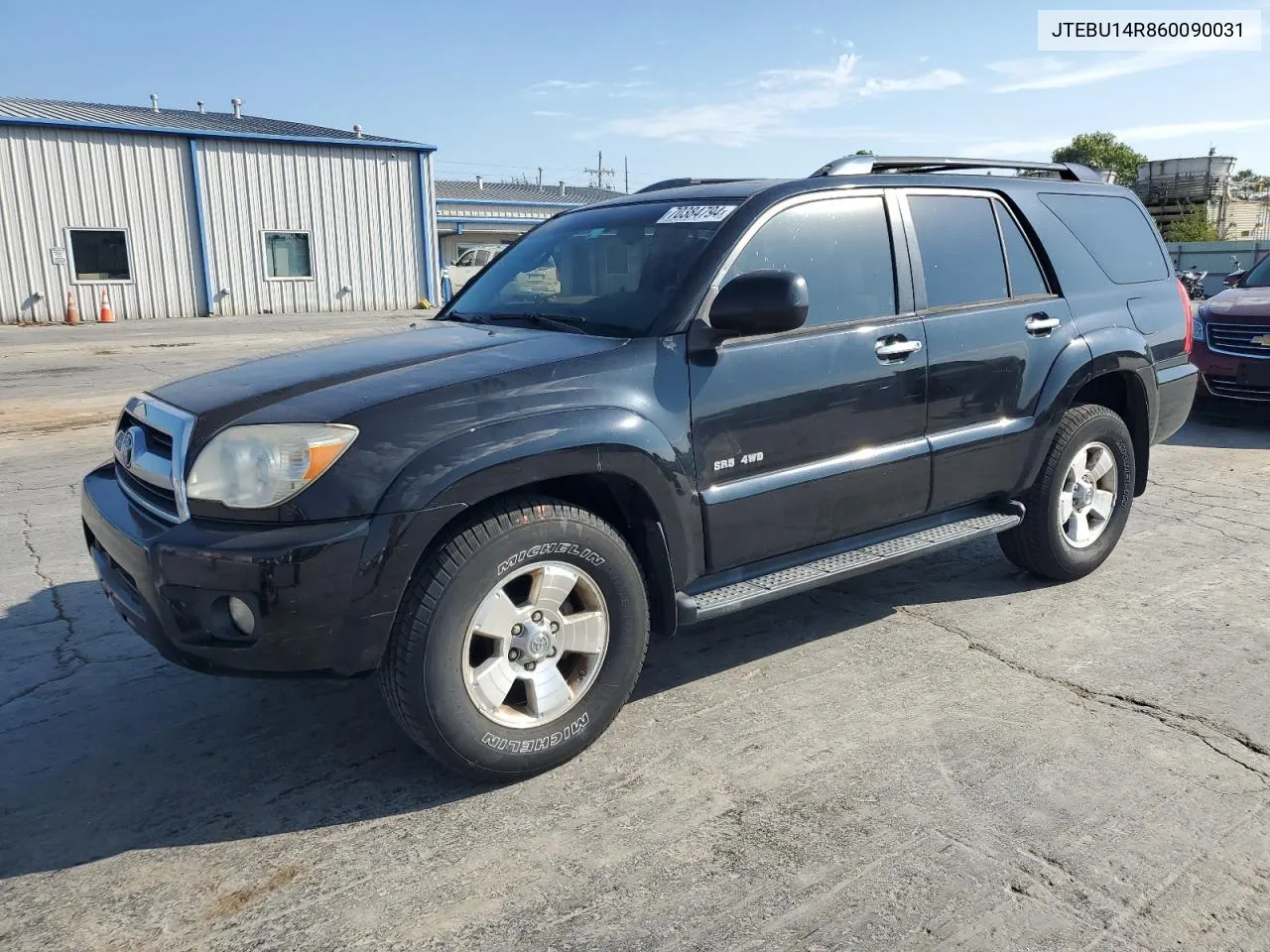 2006 Toyota 4Runner Sr5 VIN: JTEBU14R860090031 Lot: 70384794