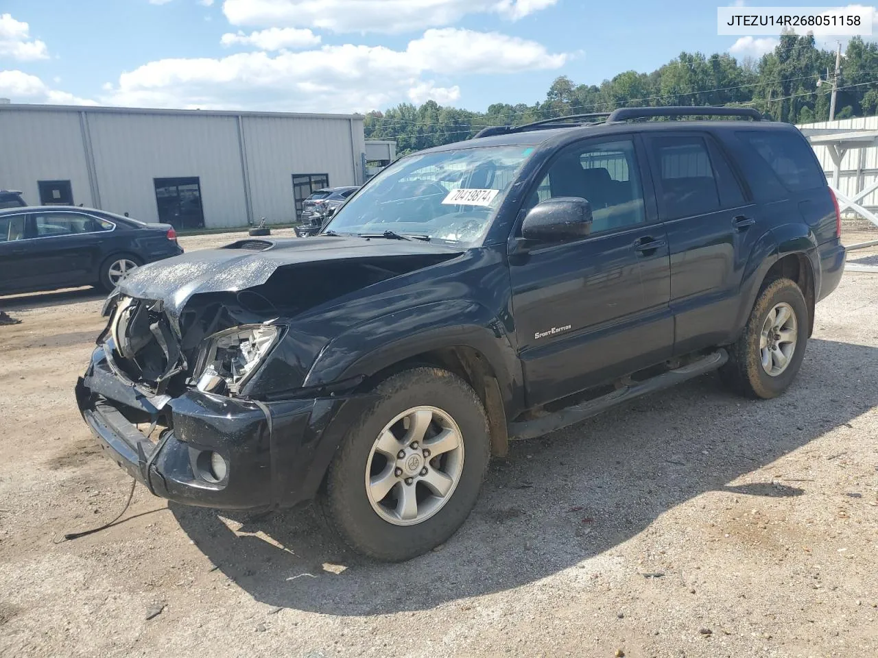 2006 Toyota 4Runner Sr5 VIN: JTEZU14R268051158 Lot: 70419874