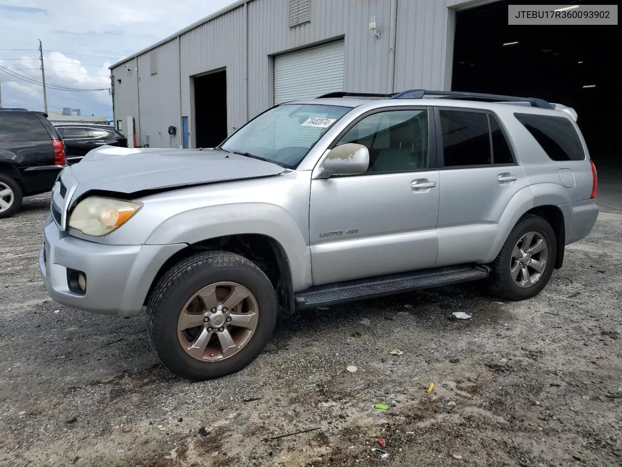 2006 Toyota 4Runner Limited VIN: JTEBU17R360093902 Lot: 70482074