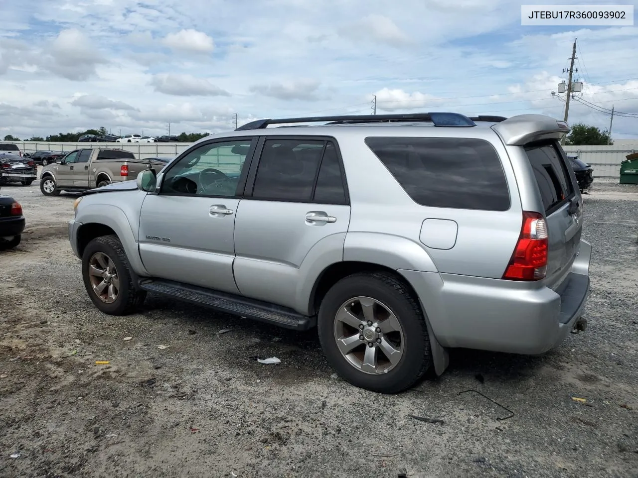 2006 Toyota 4Runner Limited VIN: JTEBU17R360093902 Lot: 70482074