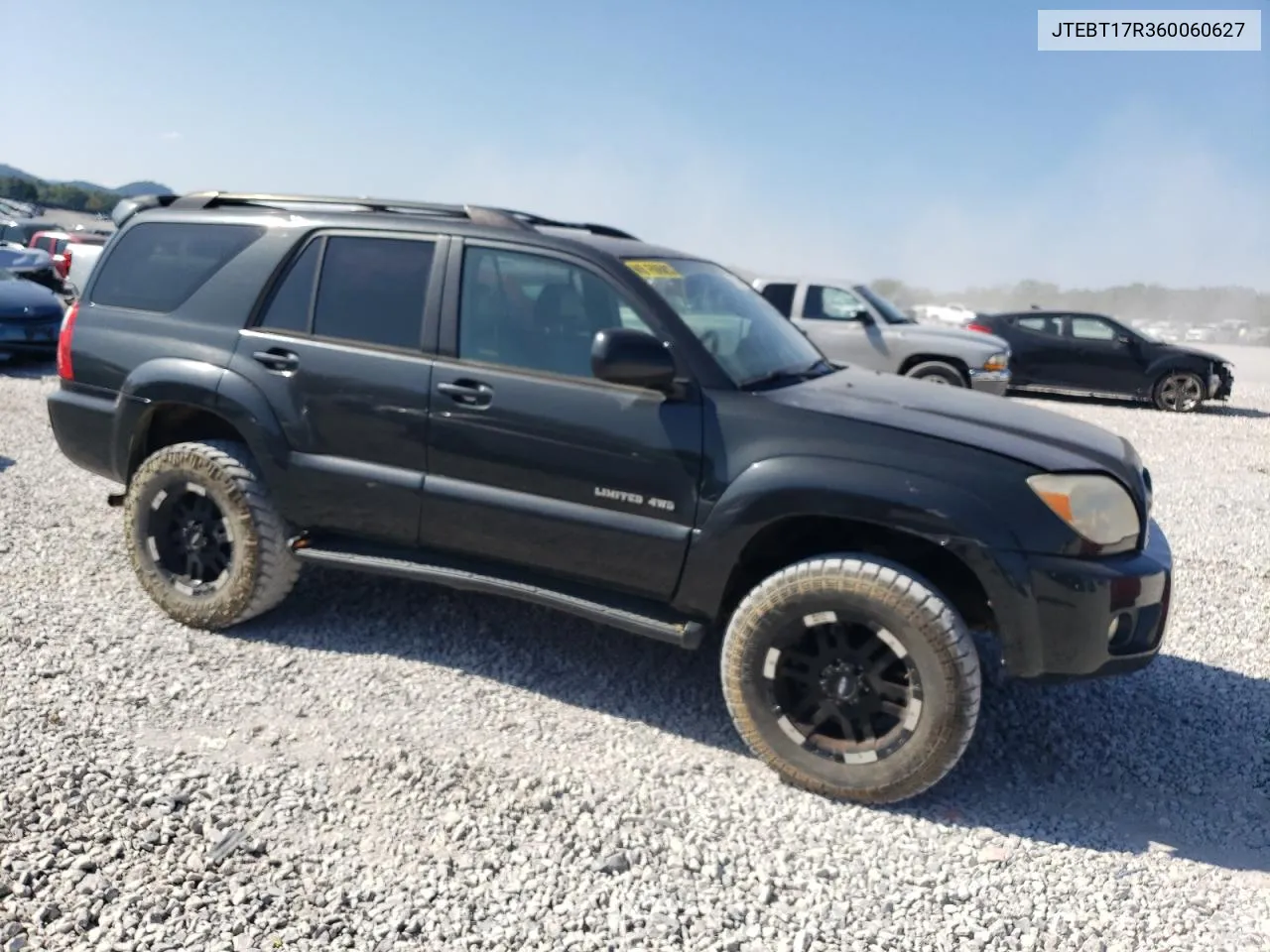 2006 Toyota 4Runner Limited VIN: JTEBT17R360060627 Lot: 71730894