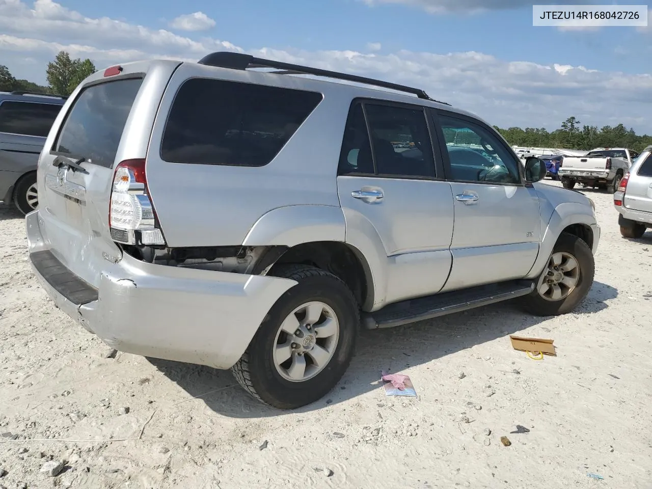 2006 Toyota 4Runner Sr5 VIN: JTEZU14R168042726 Lot: 71754694