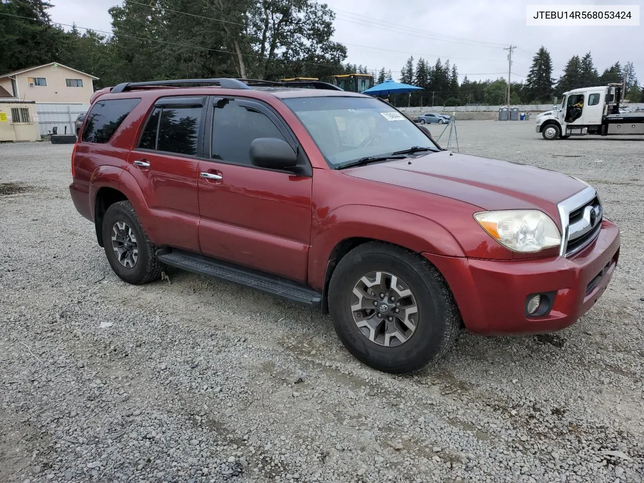 2006 Toyota 4Runner Sr5 VIN: JTEBU14R568053424 Lot: 71948444