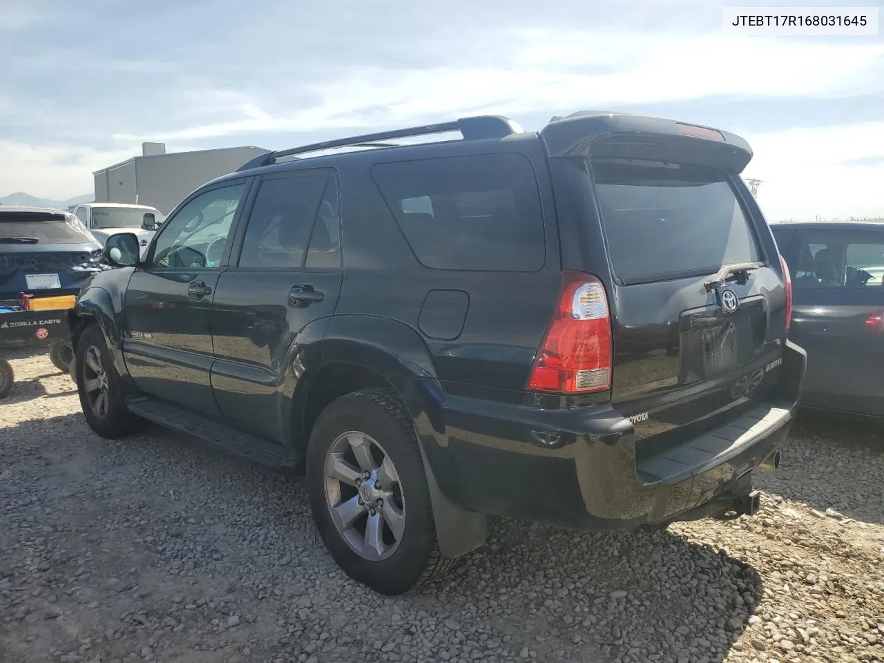 2006 Toyota 4Runner Limited VIN: JTEBT17R168031645 Lot: 72191504