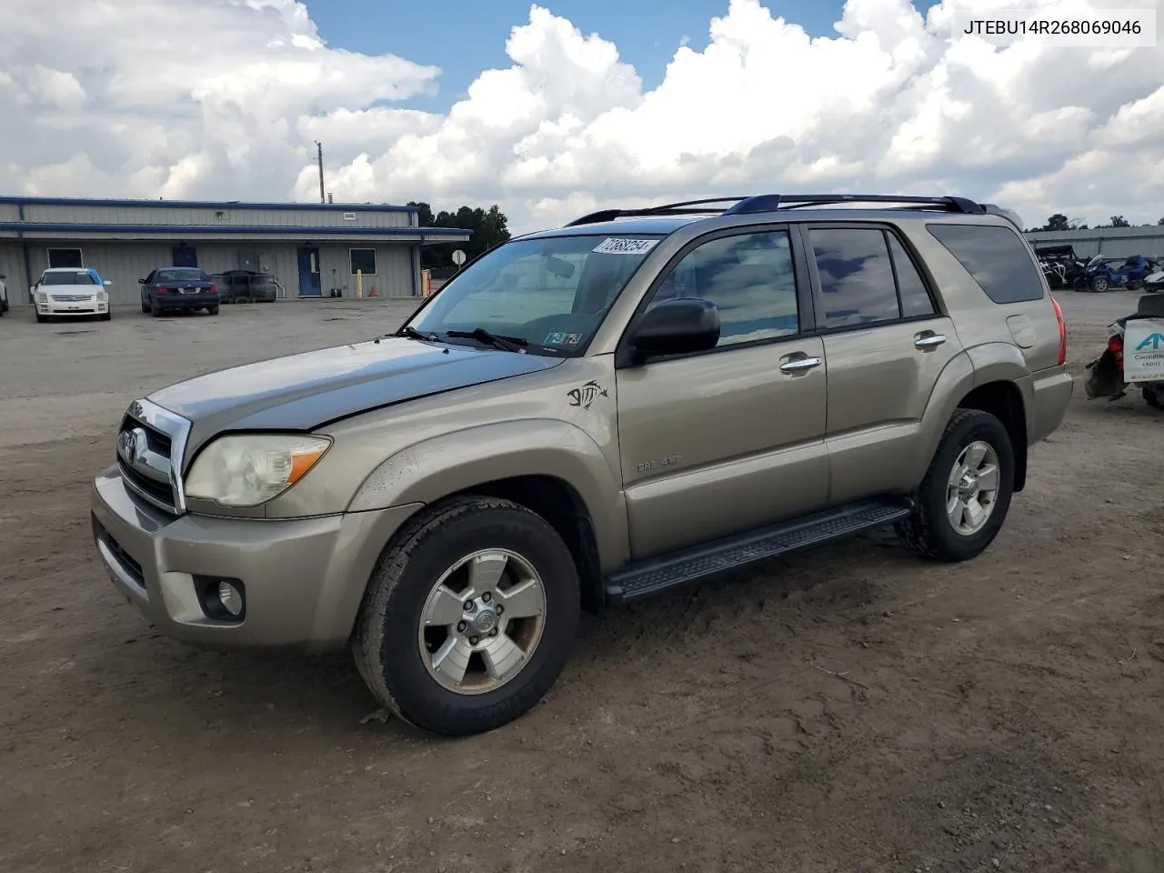 2006 Toyota 4Runner Sr5 VIN: JTEBU14R268069046 Lot: 72368254