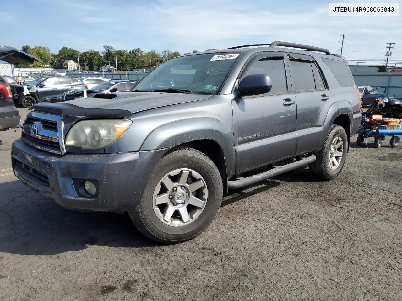 2006 Toyota 4Runner Sr5 VIN: JTEBU14R968063843 Lot: 72446294