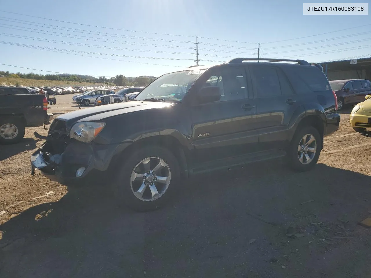 2006 Toyota 4Runner Limited VIN: JTEZU17R160083108 Lot: 72583604