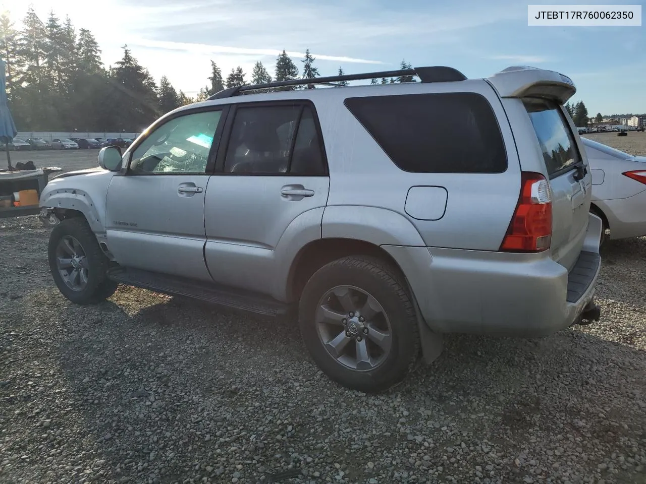 JTEBT17R760062350 2006 Toyota 4Runner Limited