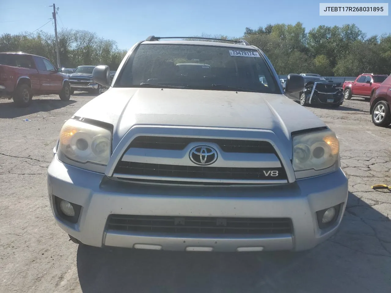 2006 Toyota 4Runner Limited VIN: JTEBT17R268031895 Lot: 73479174