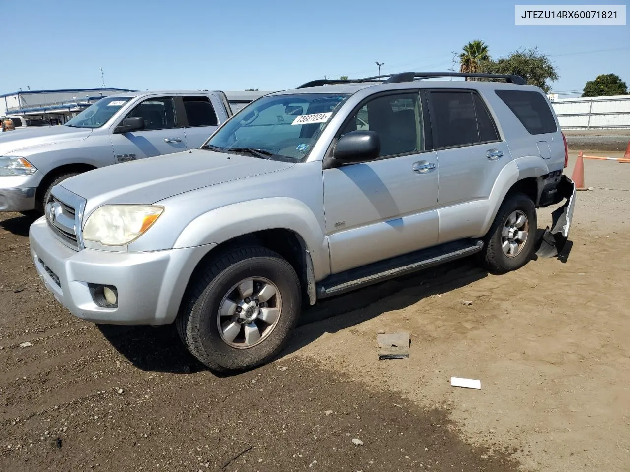 2006 Toyota 4Runner Sr5 VIN: JTEZU14RX60071821 Lot: 73607224