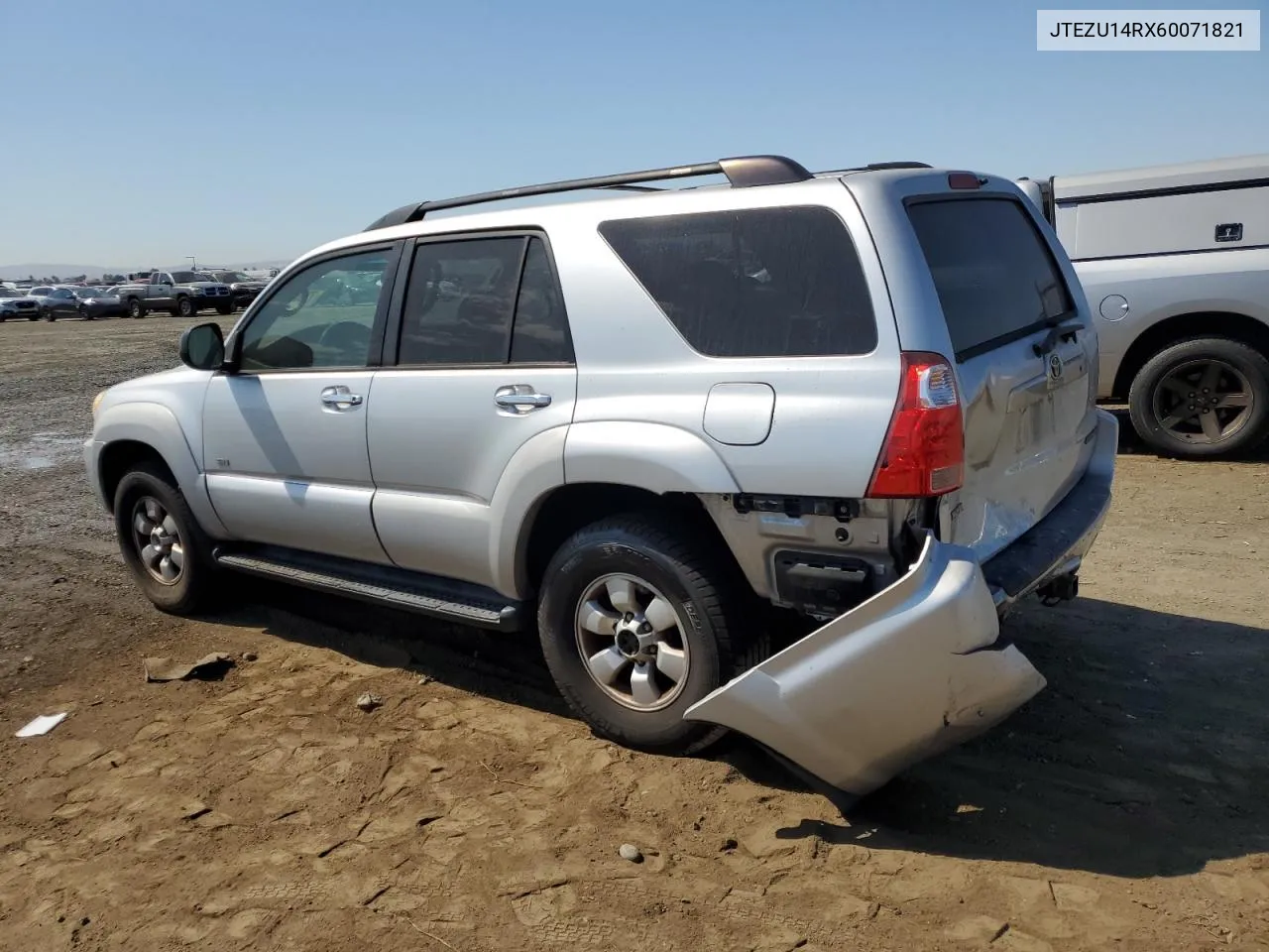 JTEZU14RX60071821 2006 Toyota 4Runner Sr5