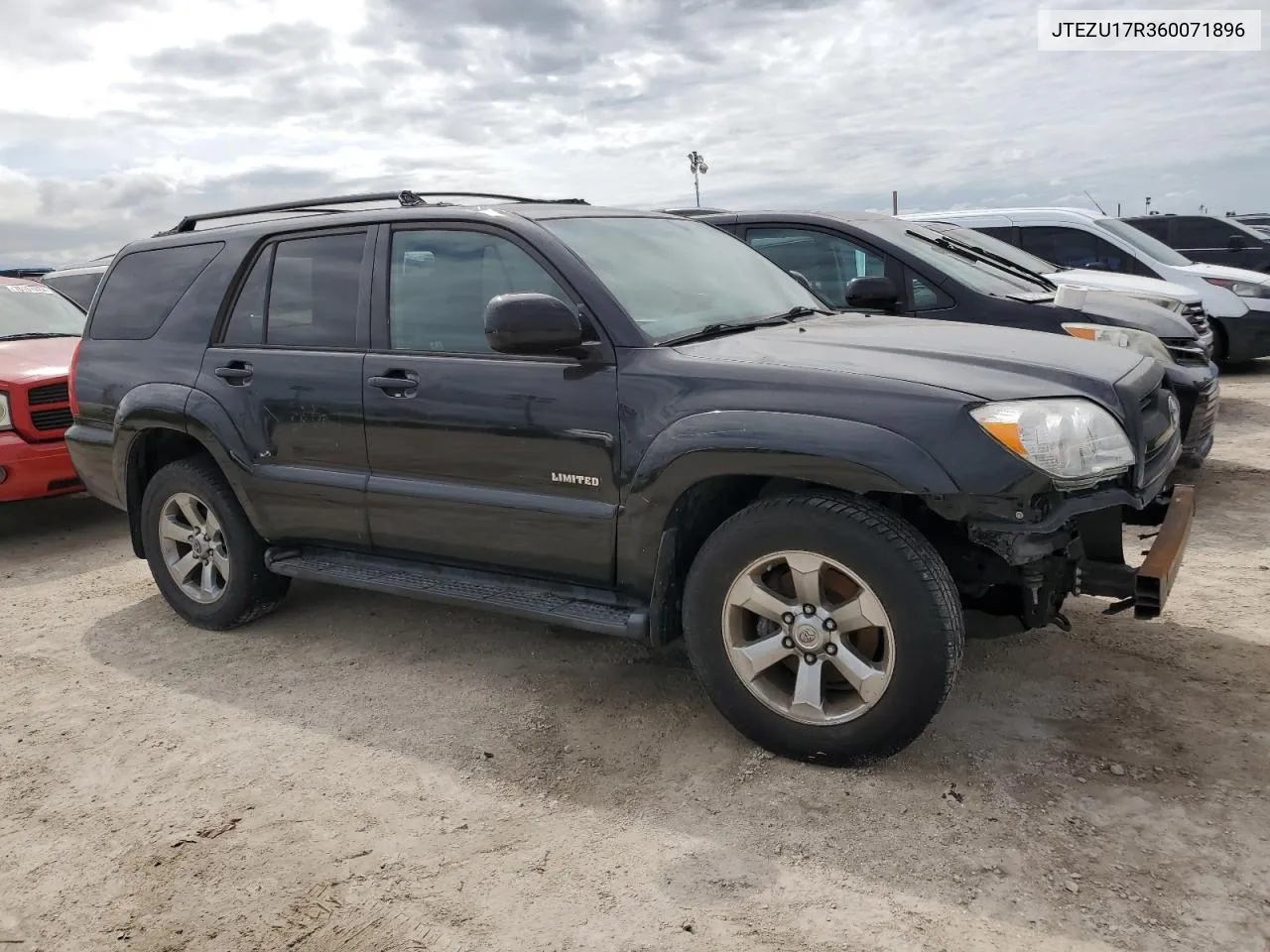 2006 Toyota 4Runner Limited VIN: JTEZU17R360071896 Lot: 73967594