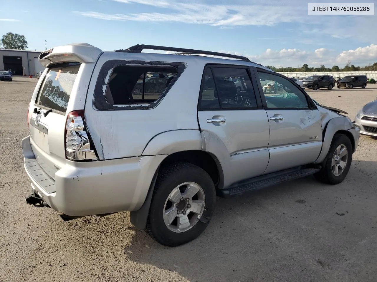 2006 Toyota 4Runner Sr5 VIN: JTEBT14R760058285 Lot: 74027994