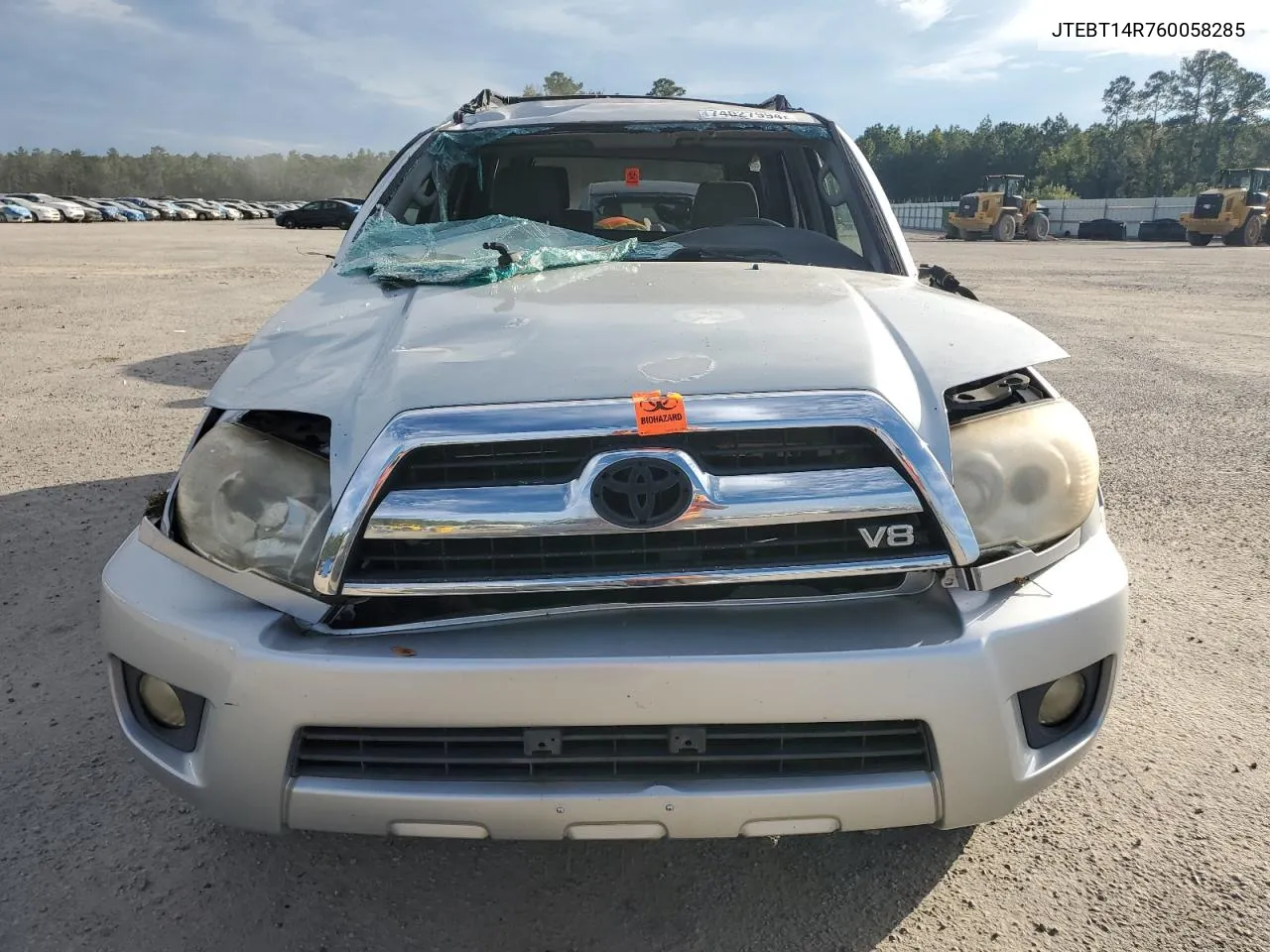 2006 Toyota 4Runner Sr5 VIN: JTEBT14R760058285 Lot: 74027994