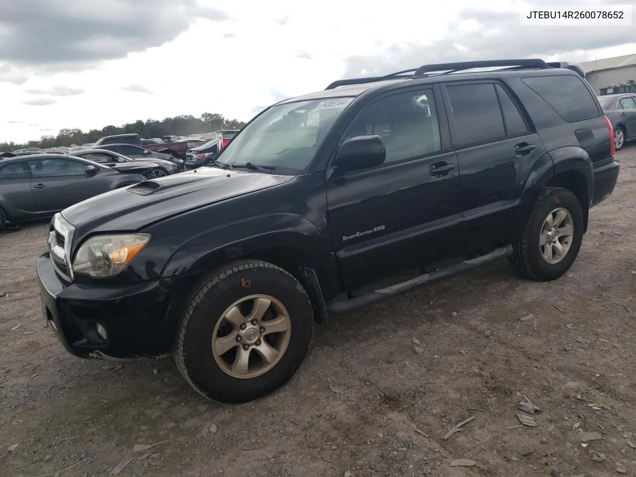 2006 Toyota 4Runner Sr5 VIN: JTEBU14R260078652 Lot: 74069164