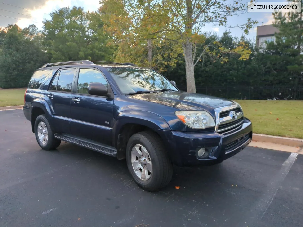 2006 Toyota 4Runner Sr5 VIN: JTEZU14R668050403 Lot: 74151754