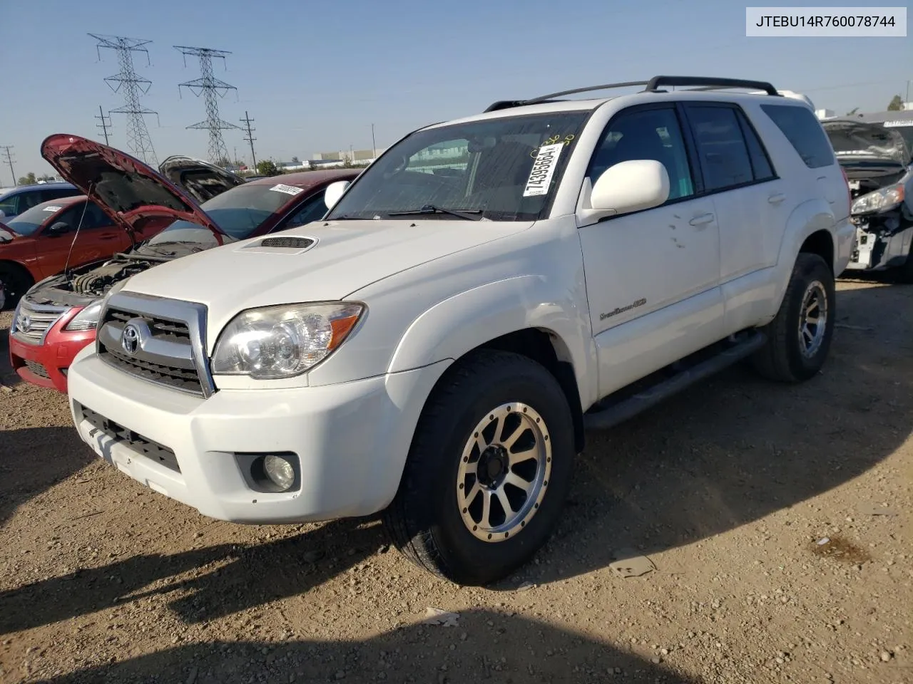 2006 Toyota 4Runner Sr5 VIN: JTEBU14R760078744 Lot: 74395664