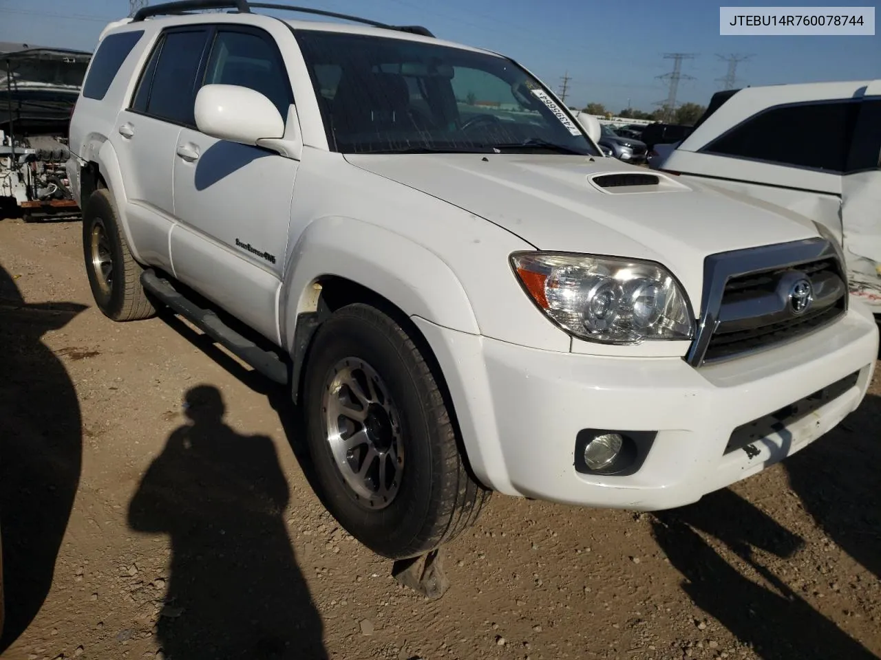 2006 Toyota 4Runner Sr5 VIN: JTEBU14R760078744 Lot: 74395664