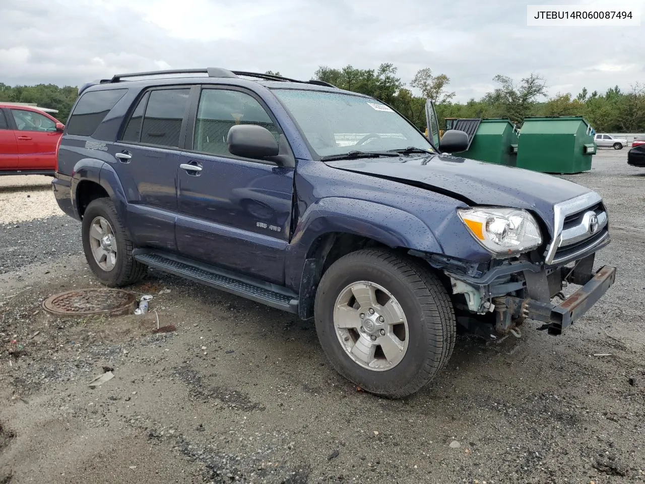 2006 Toyota 4Runner Sr5 VIN: JTEBU14R060087494 Lot: 74585544