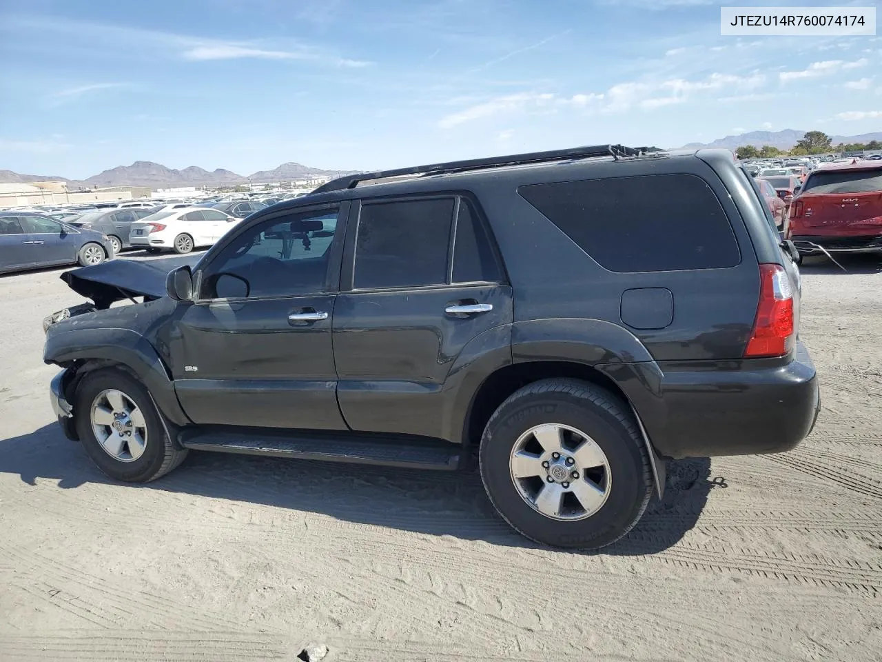 2006 Toyota 4Runner Sr5 VIN: JTEZU14R760074174 Lot: 75036934