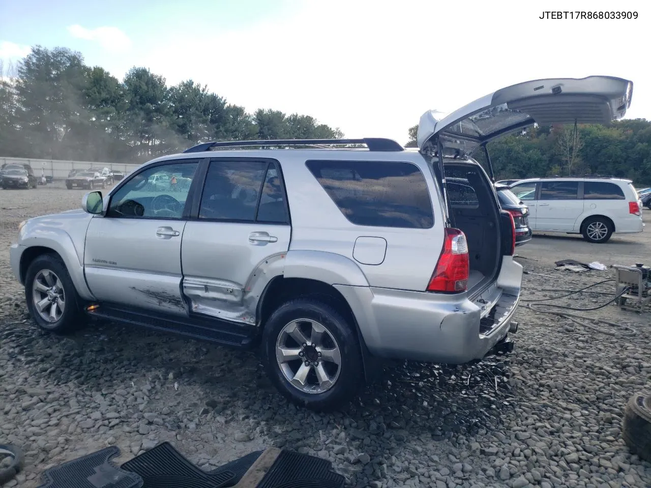 2006 Toyota 4Runner Limited VIN: JTEBT17R868033909 Lot: 75186624