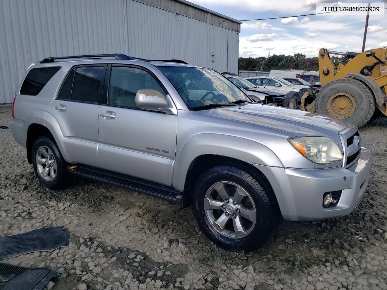 2006 Toyota 4Runner Limited VIN: JTEBT17R868033909 Lot: 75186624