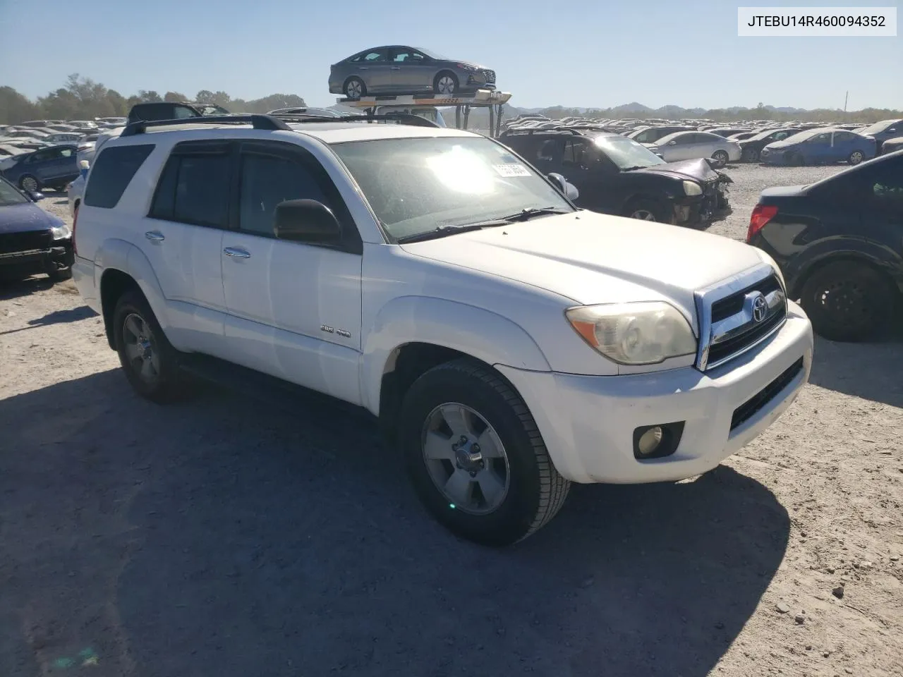 2006 Toyota 4Runner Sr5 VIN: JTEBU14R460094352 Lot: 75570654