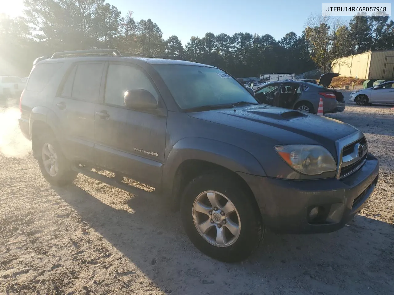 2006 Toyota 4Runner Sr5 VIN: JTEBU14R468057948 Lot: 75570834