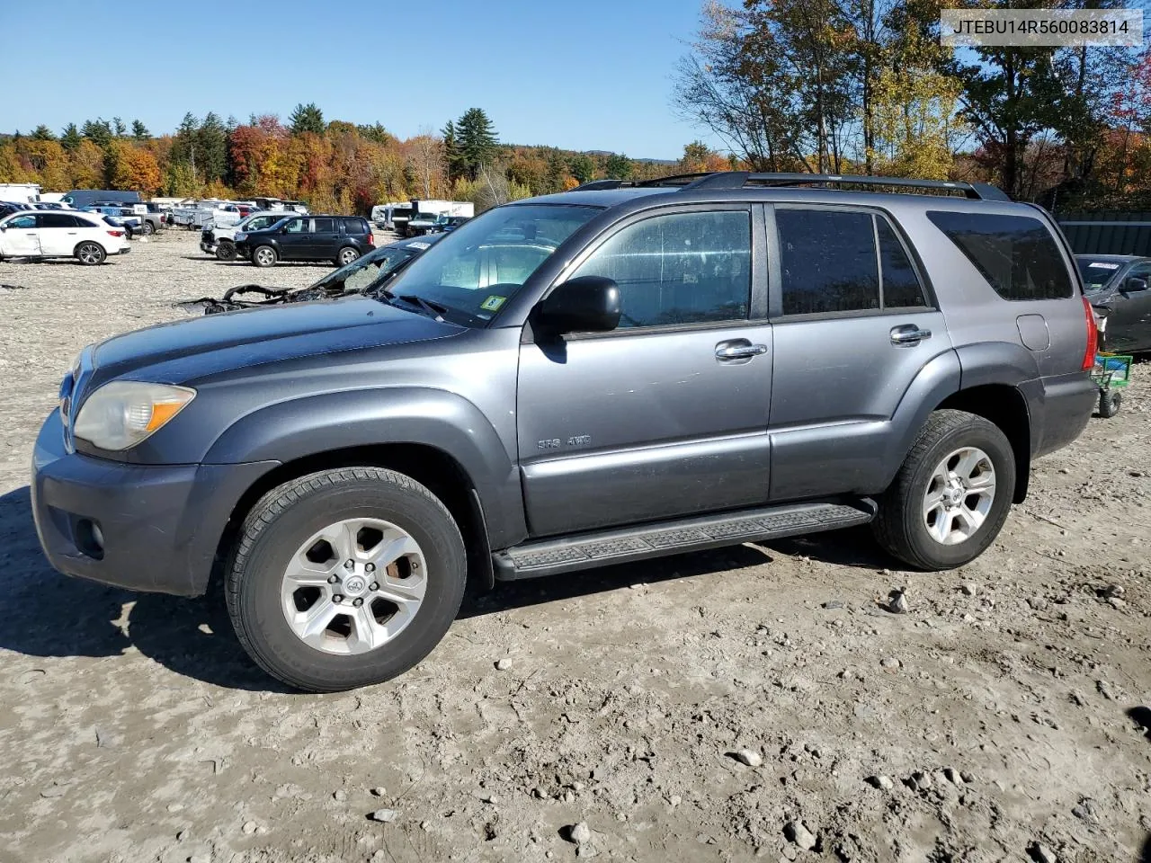 2006 Toyota 4Runner Sr5 VIN: JTEBU14R560083814 Lot: 75684884