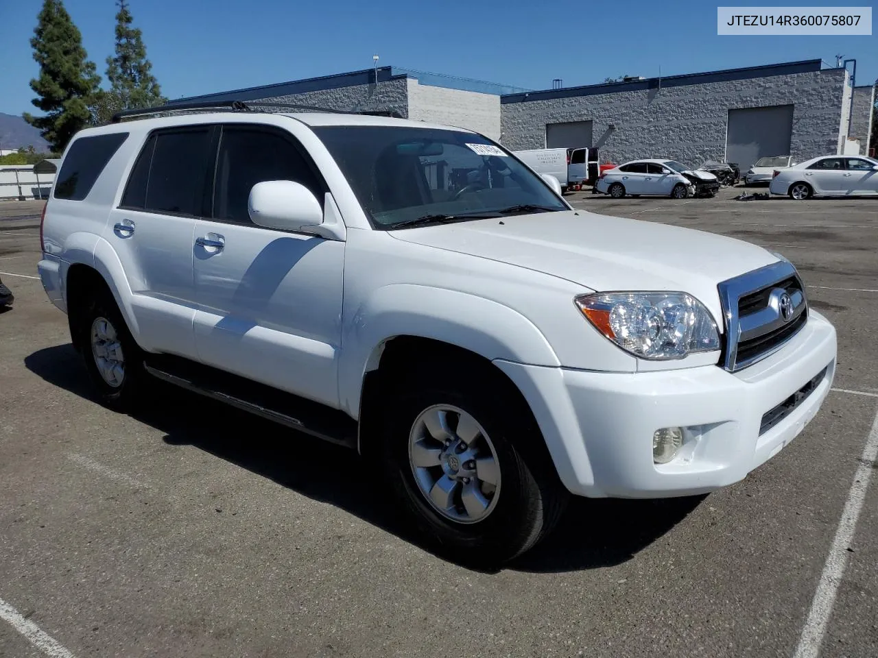 JTEZU14R360075807 2006 Toyota 4Runner Sr5