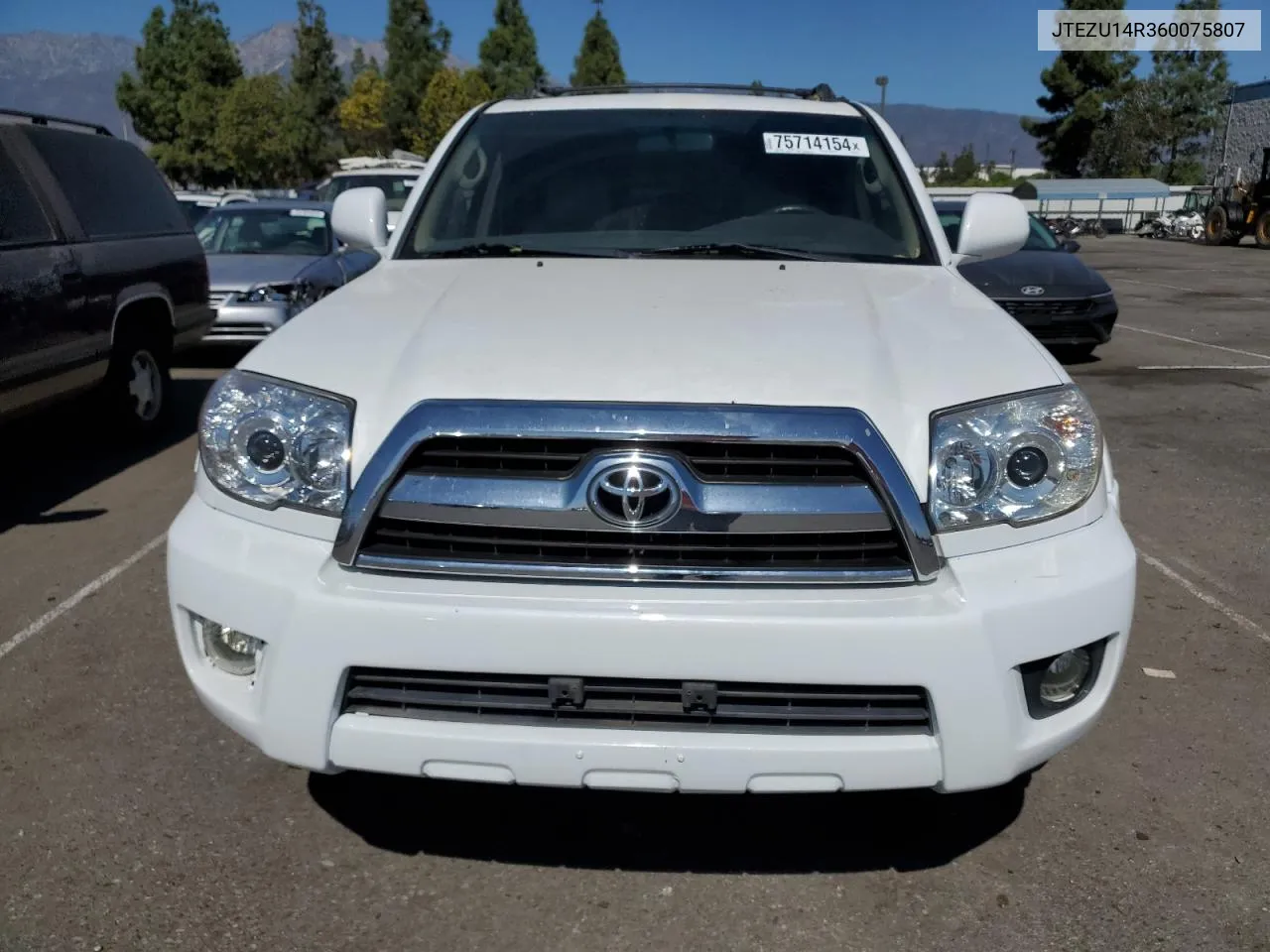 2006 Toyota 4Runner Sr5 VIN: JTEZU14R360075807 Lot: 75714154