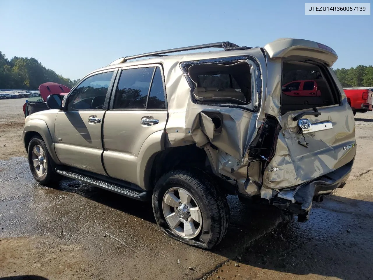 2006 Toyota 4Runner Sr5 VIN: JTEZU14R360067139 Lot: 75910804