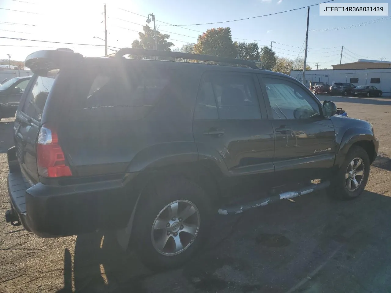 2006 Toyota 4Runner Sr5 VIN: JTEBT14R368031439 Lot: 76033194