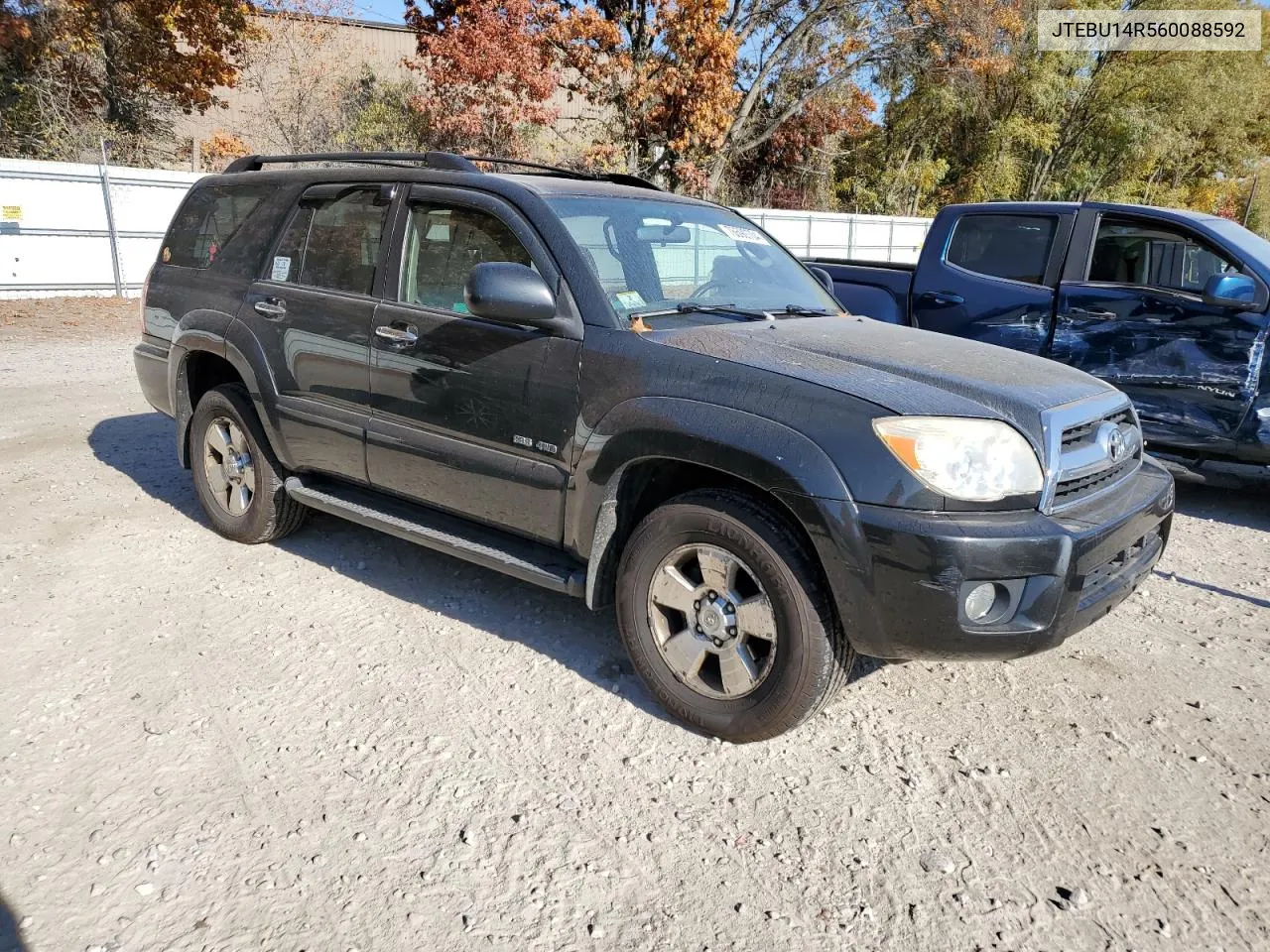 2006 Toyota 4Runner Sr5 VIN: JTEBU14R560088592 Lot: 76590704