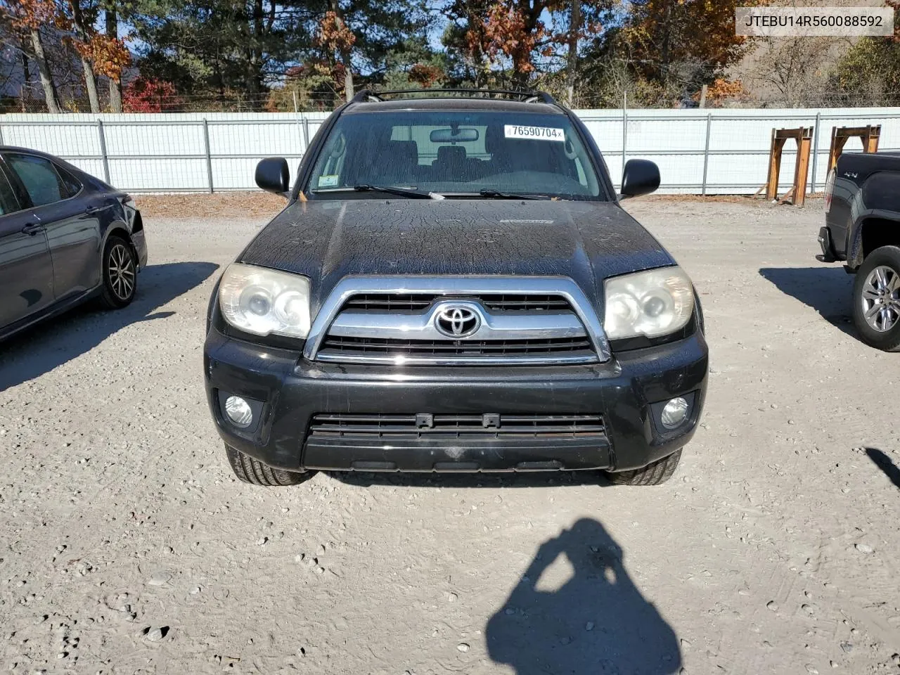 2006 Toyota 4Runner Sr5 VIN: JTEBU14R560088592 Lot: 76590704