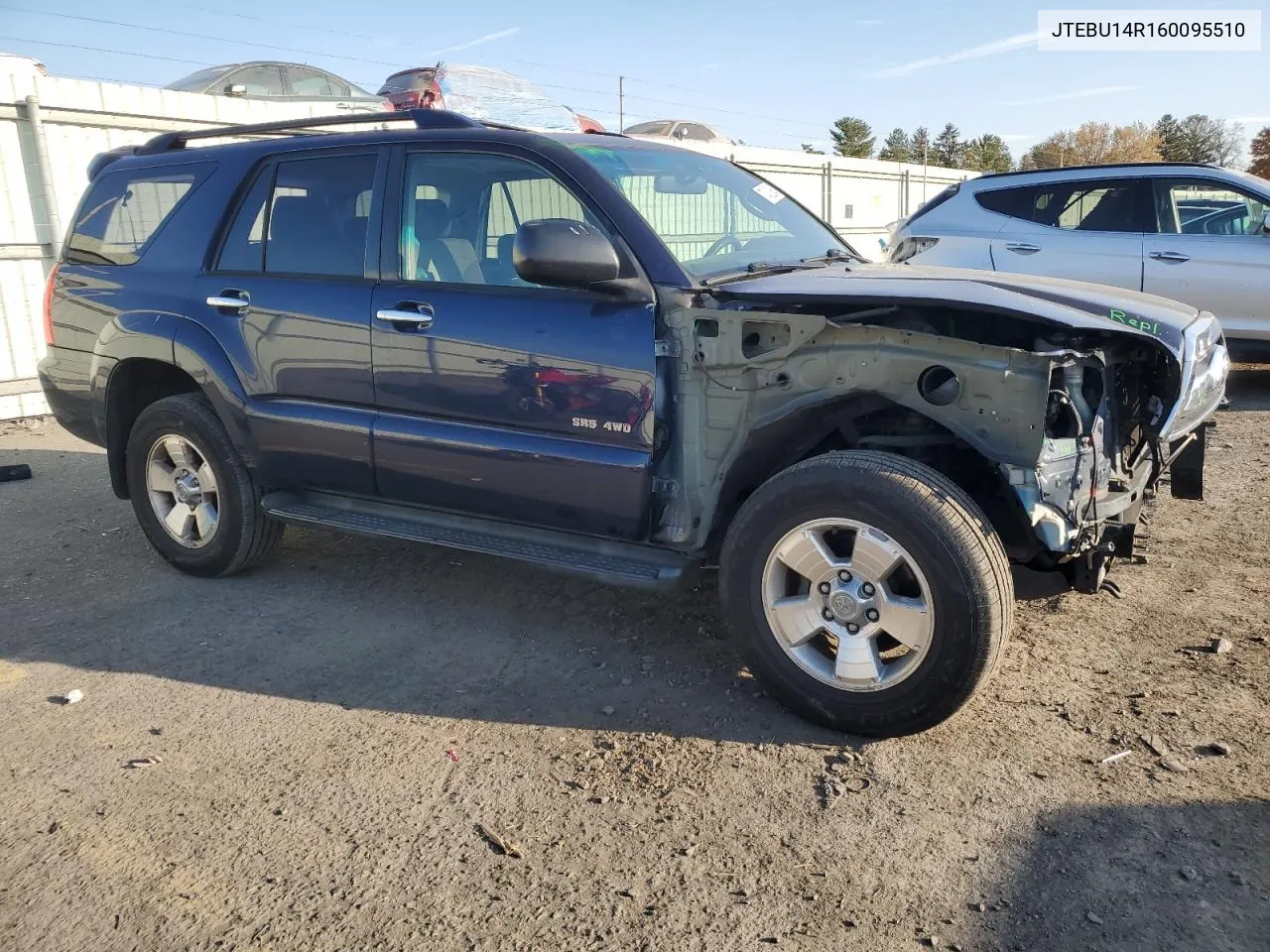 2006 Toyota 4Runner Sr5 VIN: JTEBU14R160095510 Lot: 77400864