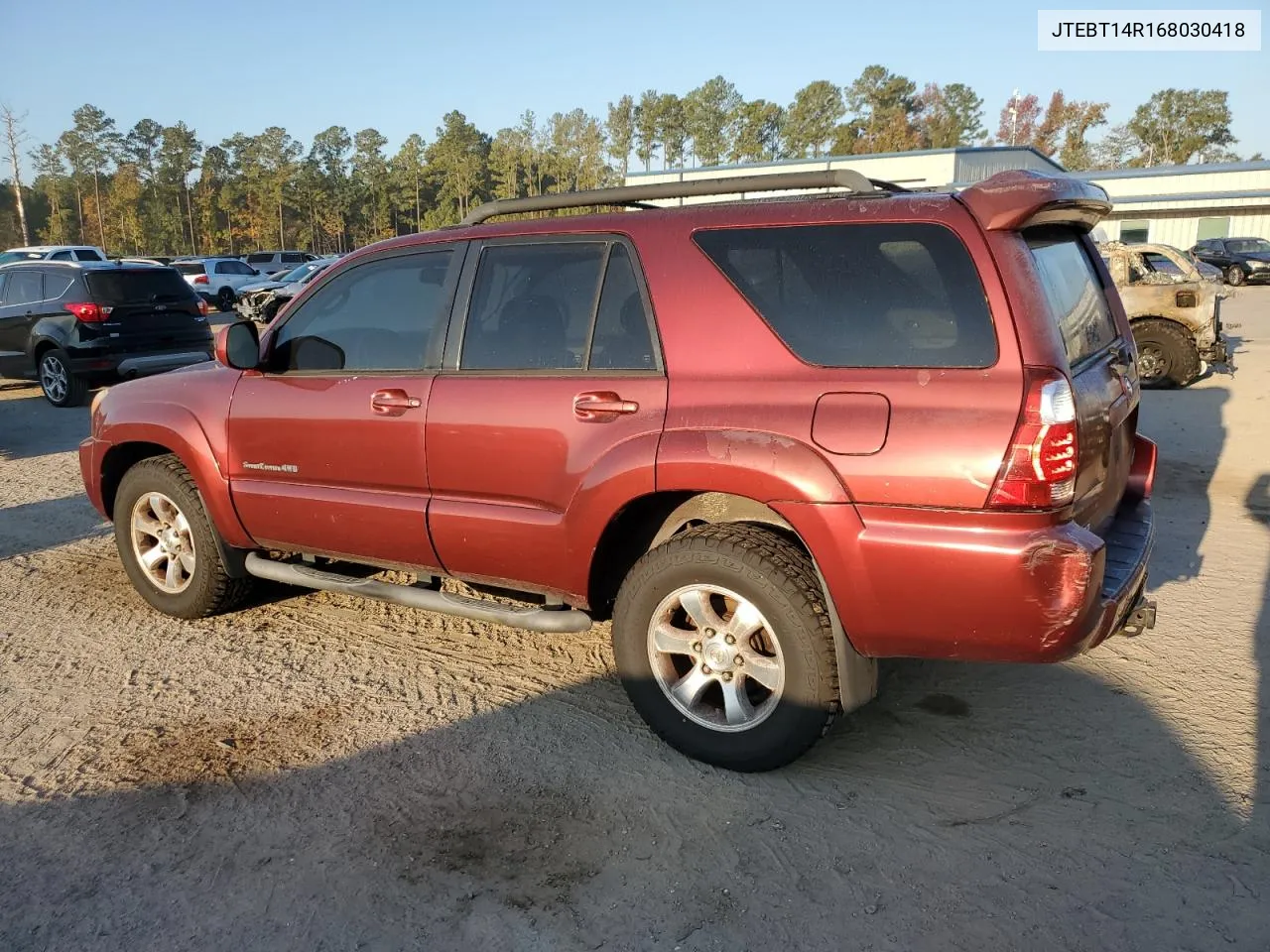 2006 Toyota 4Runner Sr5 VIN: JTEBT14R168030418 Lot: 77534054