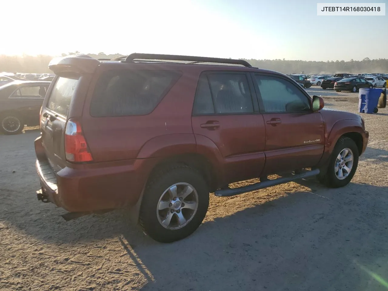 2006 Toyota 4Runner Sr5 VIN: JTEBT14R168030418 Lot: 77534054