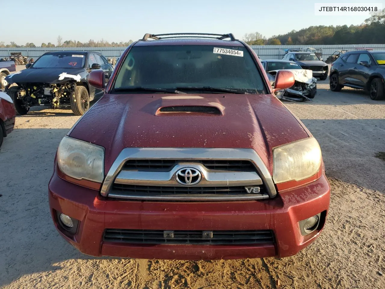 2006 Toyota 4Runner Sr5 VIN: JTEBT14R168030418 Lot: 77534054