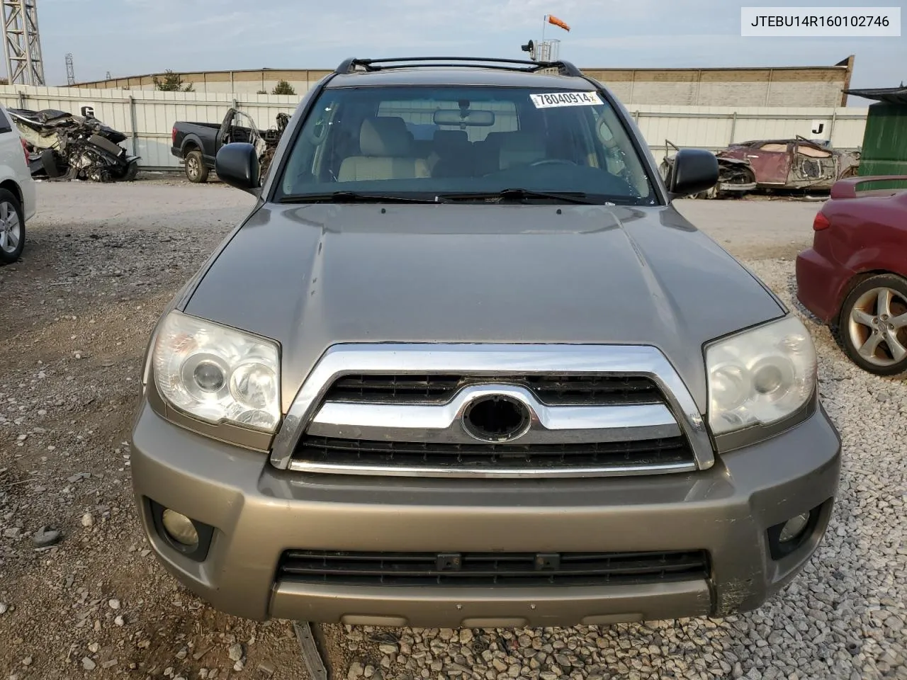 2006 Toyota 4Runner Sr5 VIN: JTEBU14R160102746 Lot: 78040914