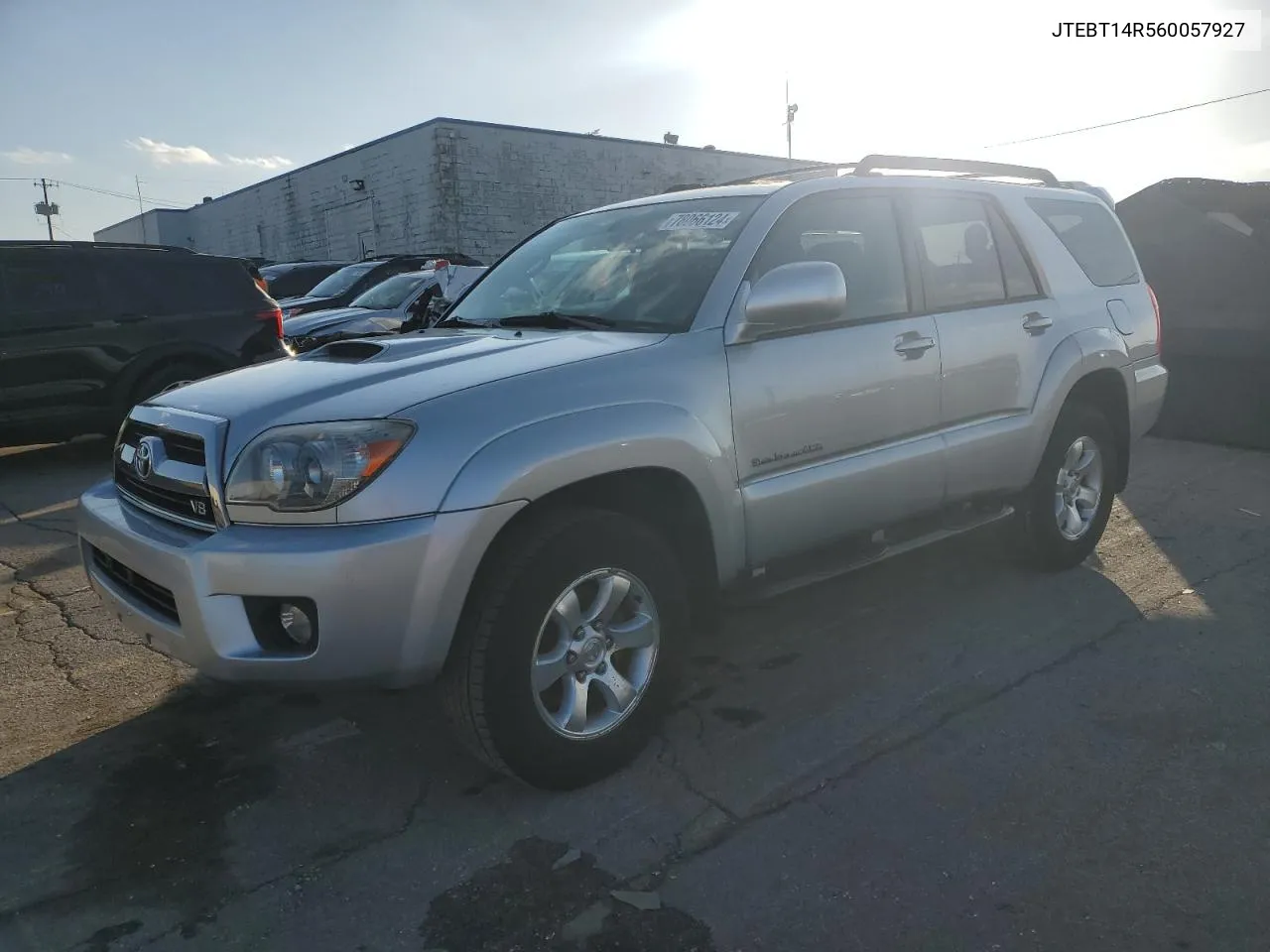 2006 Toyota 4Runner Sr5 VIN: JTEBT14R560057927 Lot: 78066124