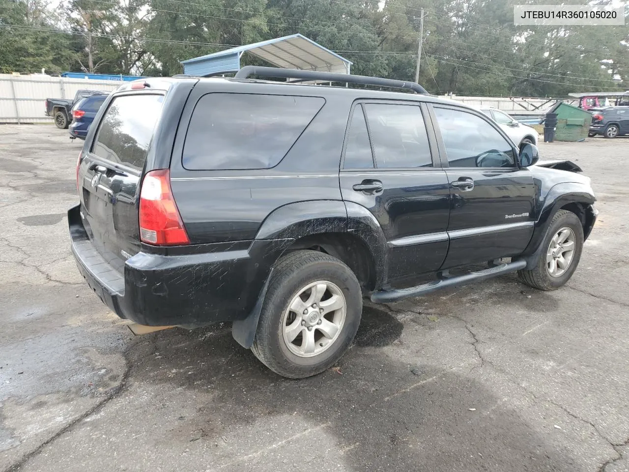 2006 Toyota 4Runner Sr5 VIN: JTEBU14R360105020 Lot: 79237524