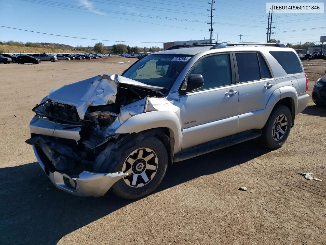 2006 Toyota 4Runner Sr5 VIN: JTEBU14R960101845 Lot: 79733854