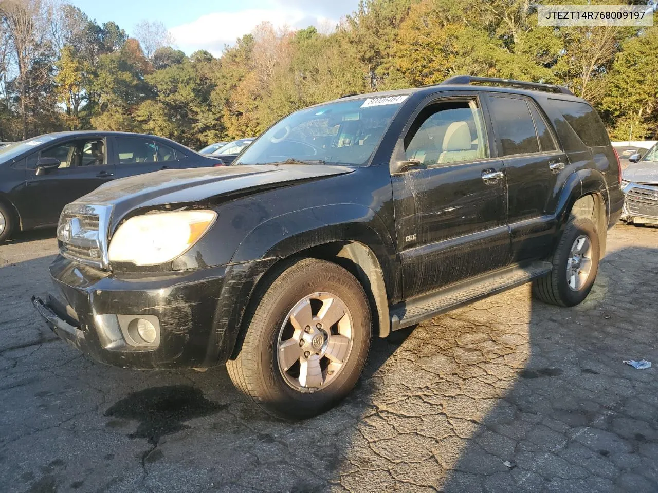 2006 Toyota 4Runner Sr5 VIN: JTEZT14R768009197 Lot: 80006464