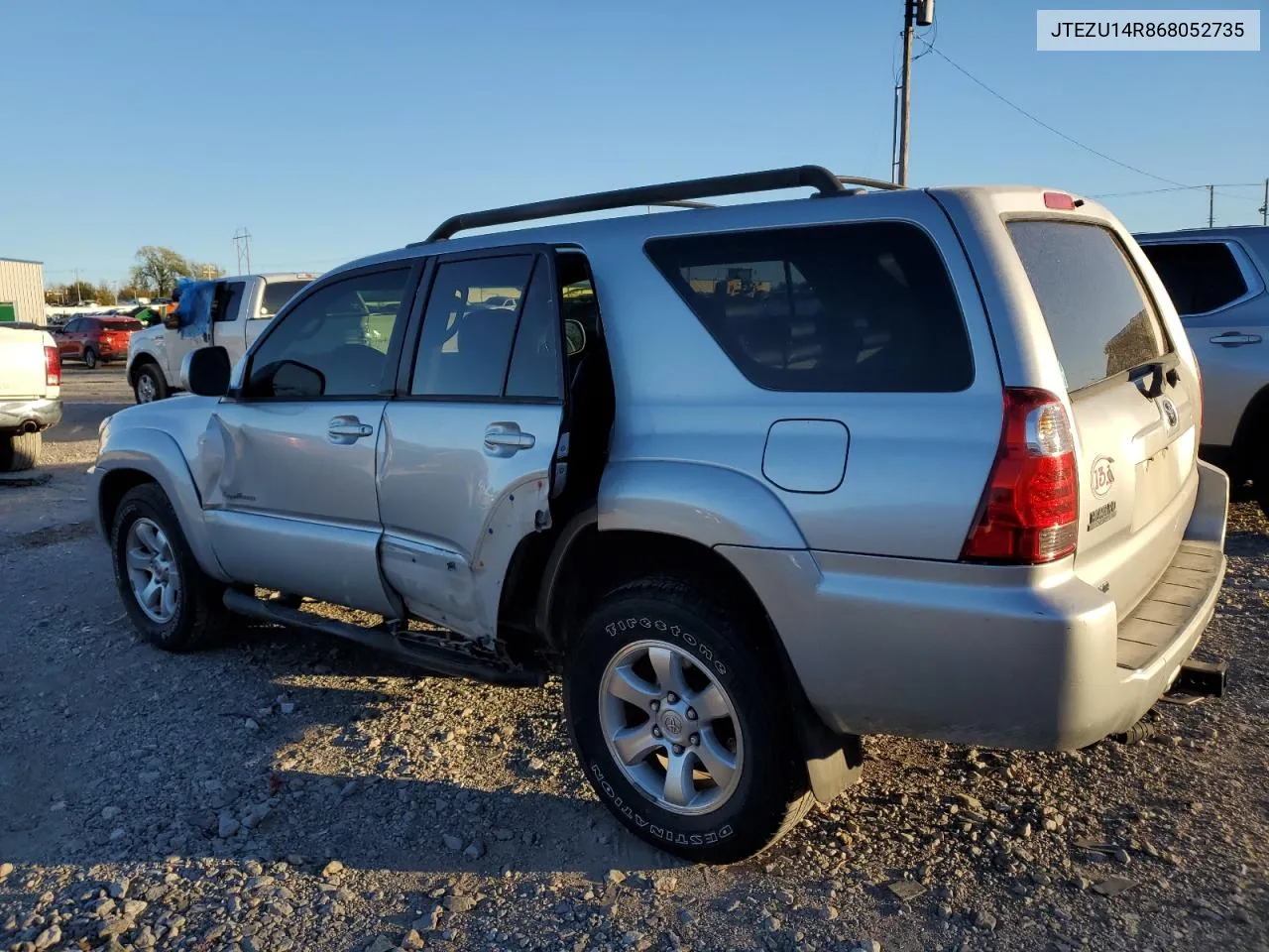 2006 Toyota 4Runner Sr5 VIN: JTEZU14R868052735 Lot: 80074604